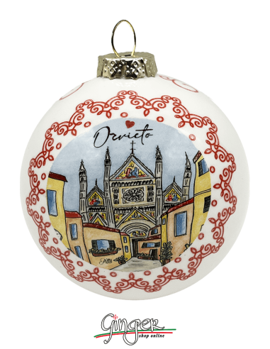 Christmas Ornaments - Cities of Italy: Orvieto - 80 mm (3.14")
