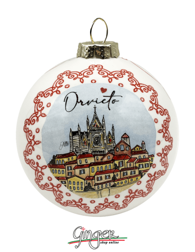 Christmas Ornaments - Cities of Italy: Orvieto - 80 mm (3.14")