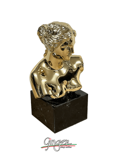 Trophies: Gold Painted Venus of Milo bust with Marble Base 2