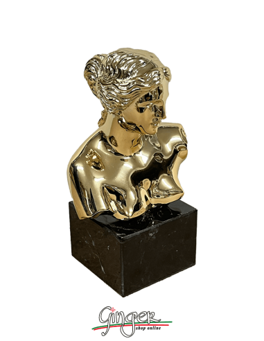 Trophies: Gold Painted Venus of Milo bust with Marble Base