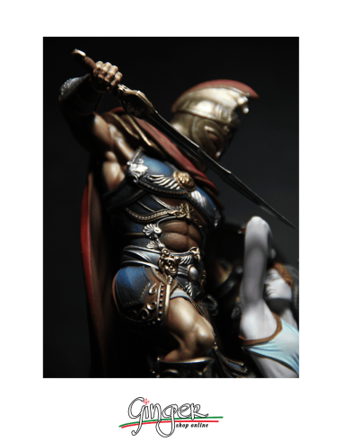 Miniature da collezione: Perseo uccide Medusa - dipinto a mano