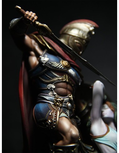 Miniature da collezione: Perseo uccide Medusa - dipinto a mano