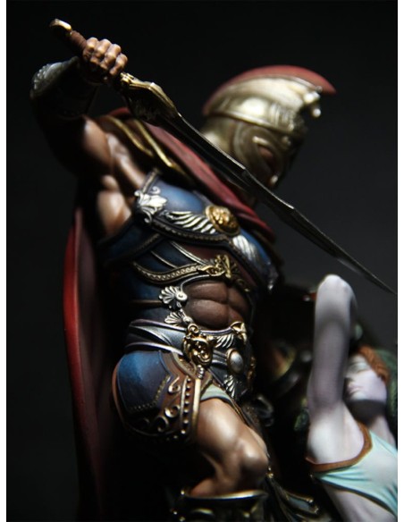 Miniature da collezione: Perseo uccide Medusa - dipinto a mano