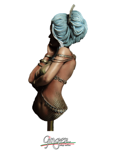 Miniature da collezione: Sirena - dipinto a mano