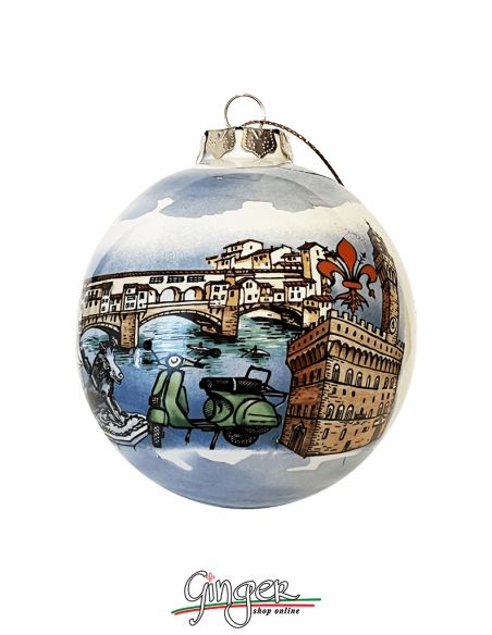 Addobbi Palla di Natale - Firenze Girotondo 60 e 80 mm
