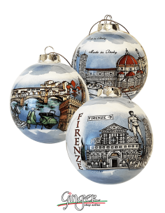 Christmas Ornaments - Florence Girotondo - 60 mm (2,36") and 80 mm (3,15")