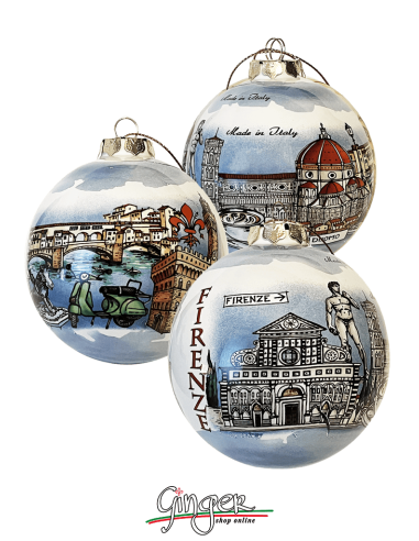 Christmas Ornaments - Florence Girotondo - 60 mm (2,36") and 80 mm (3,15")