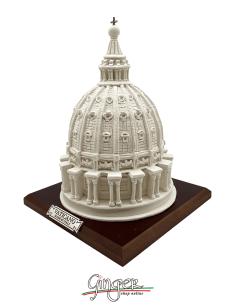 "New" - St. Peter's Dome in the Vatican - h 20 cm (7,87") 2