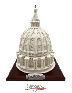 "New" - St. Peter's Dome in the Vatican - h 20 cm (7,87")
