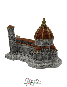 Duomo di Firenze dipinto a mano - base 10x15 cm 2