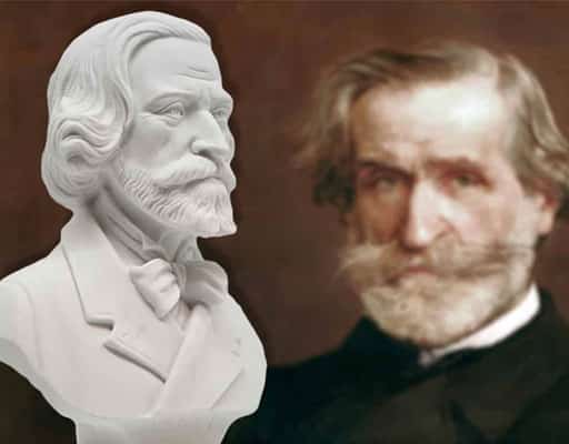 bust of Giuseppe Verdi
