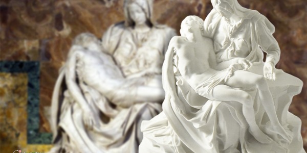 Michelangelo's Pieta: between reality and reproduction